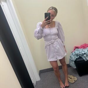 SABOSKIRT belted larose dress